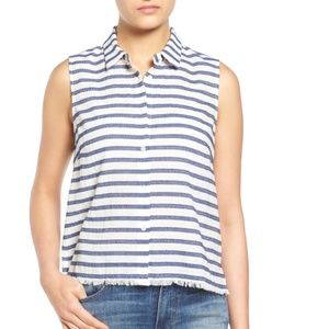 Madewell 'Moment' Stripe Sleeveless Top